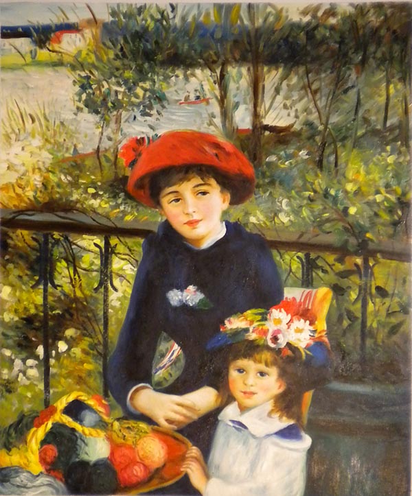 Vendita falso d'autore on the terrasse di Pierre-Auguste Renoir
